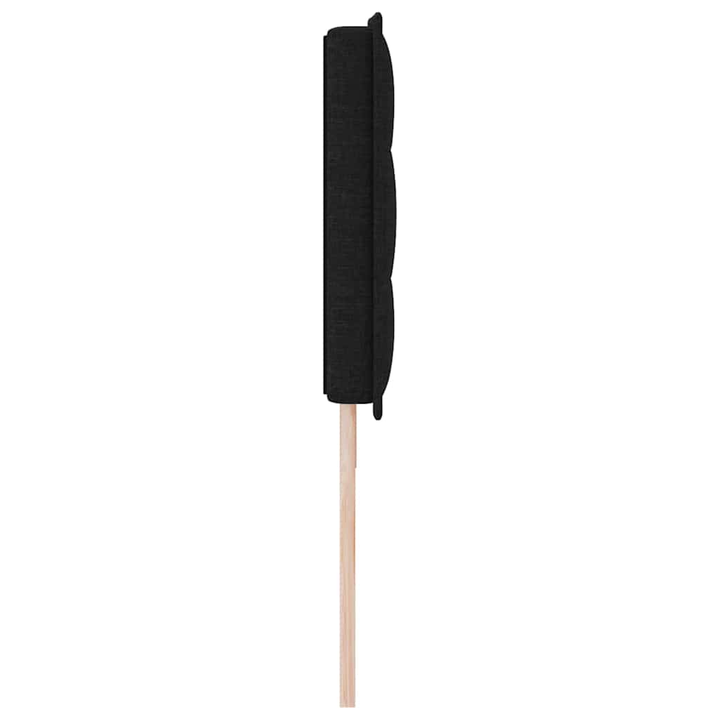 Uzglavlje Crna 180 cm tkanina