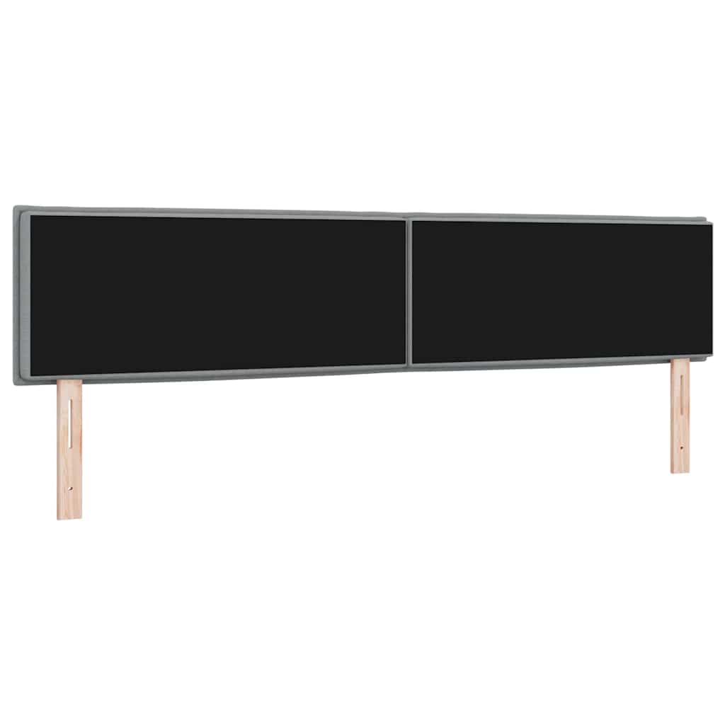 Uzglavlje Svijetlo siva 200 cm tkanina