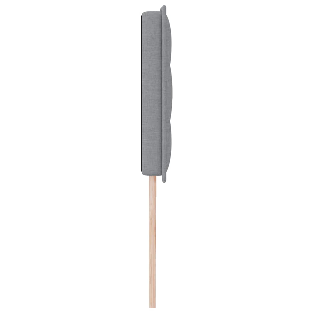 Uzglavlje Svijetlo siva 200 cm tkanina