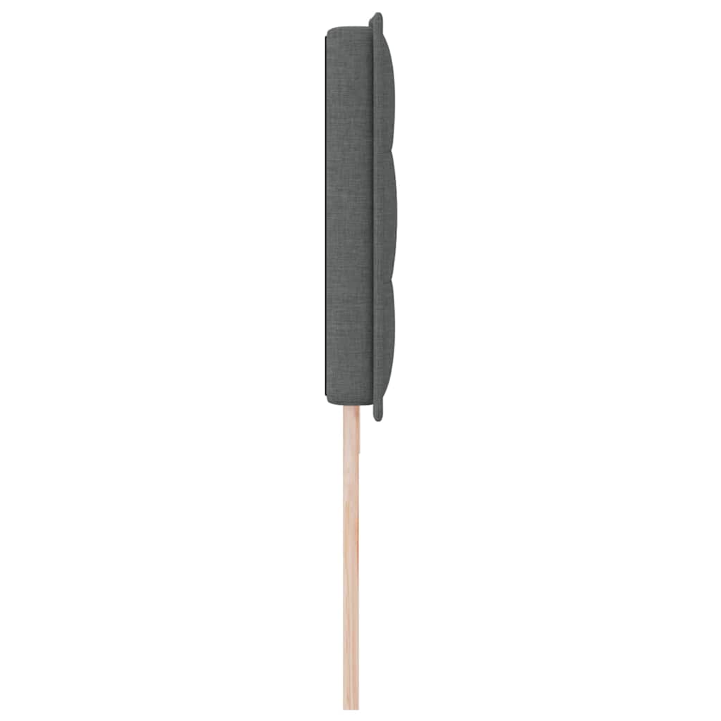 Uzglavlje Tamno siva 200 cm tkanina