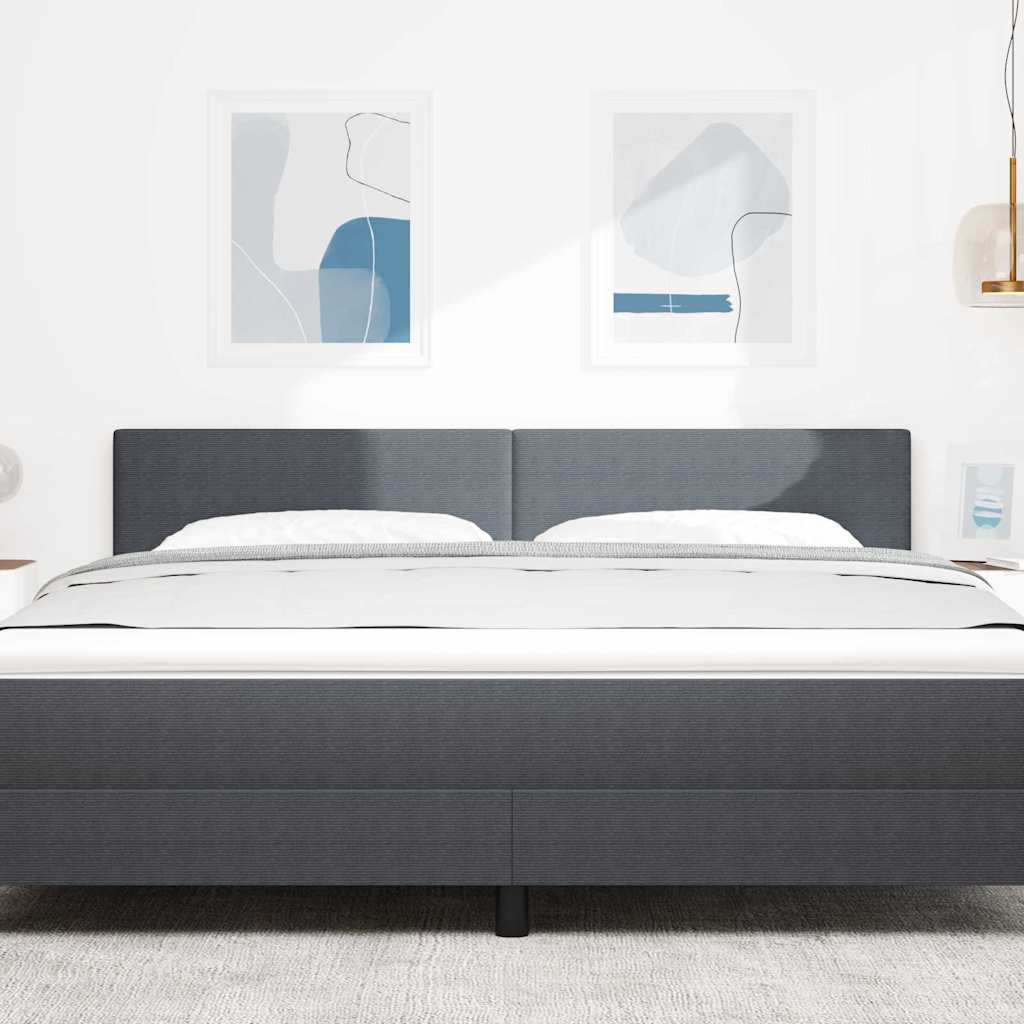 Uzglavlje Tamno siva 180 cm Kordura tekstil