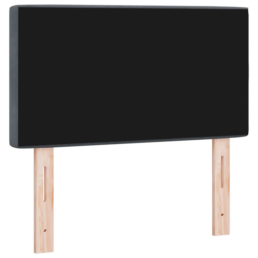 Uzglavlje Tamno siva 80 cm Baršun