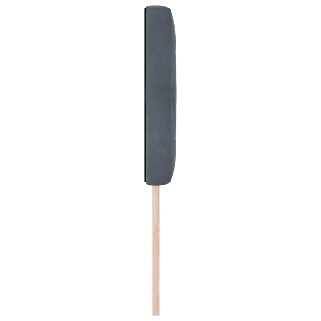 Uzglavlje Tamno siva 80 cm Baršun