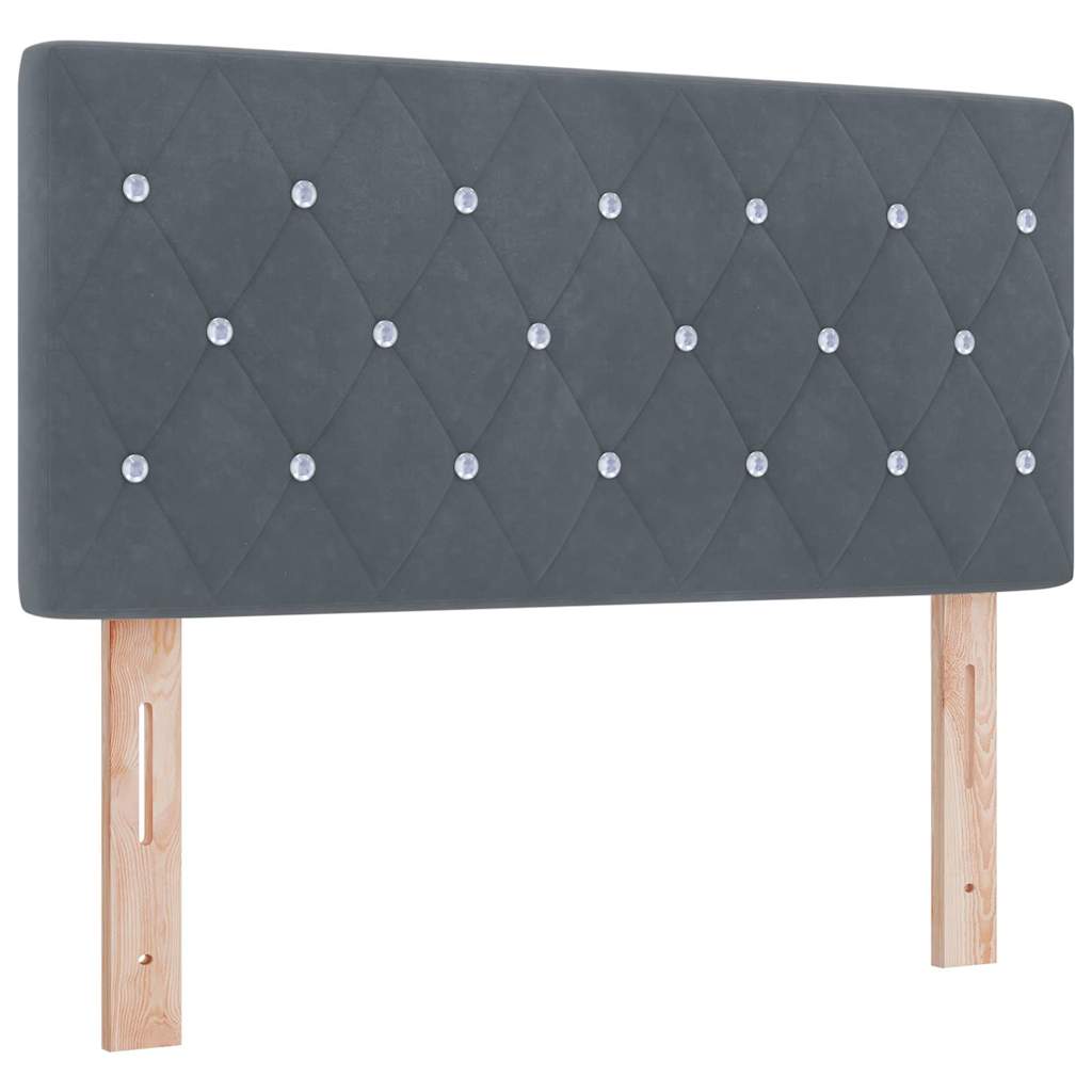 Uzglavlje Tamno siva 90 cm Baršun