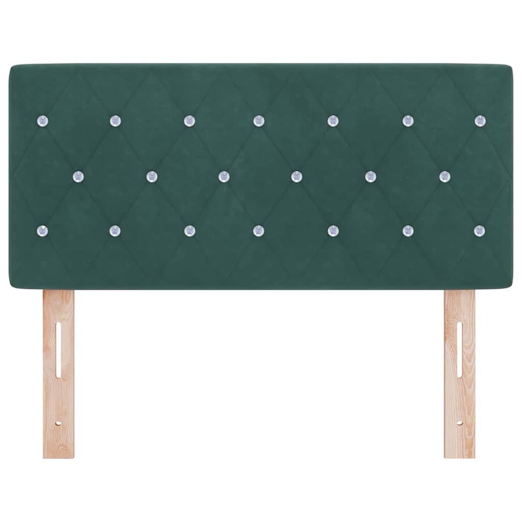 Uzglavlje Tamnozelena 90 cm Baršun