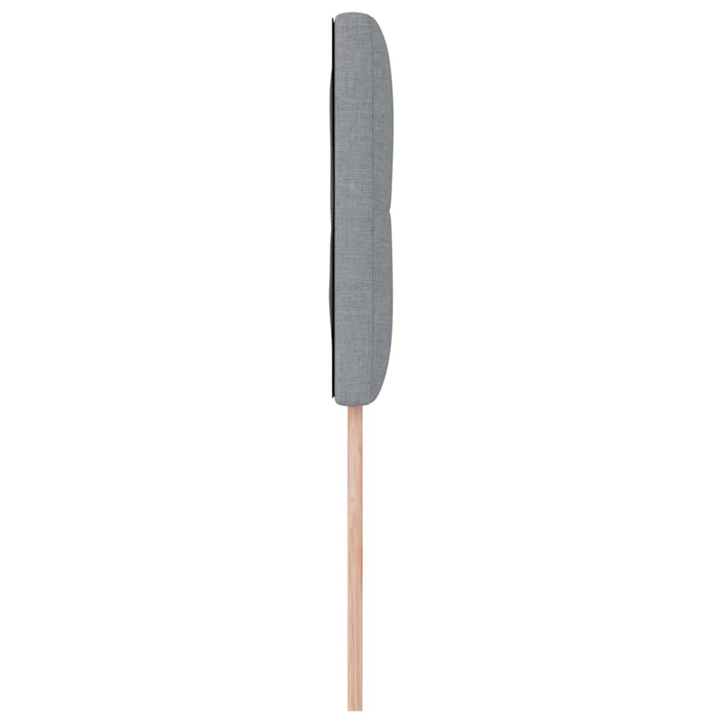 Uzglavlje podesivo po visini Svijetlo siva 80 cm tkanina