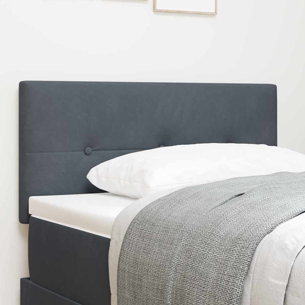 Uzglavlje Tamno siva 90 cm Baršun