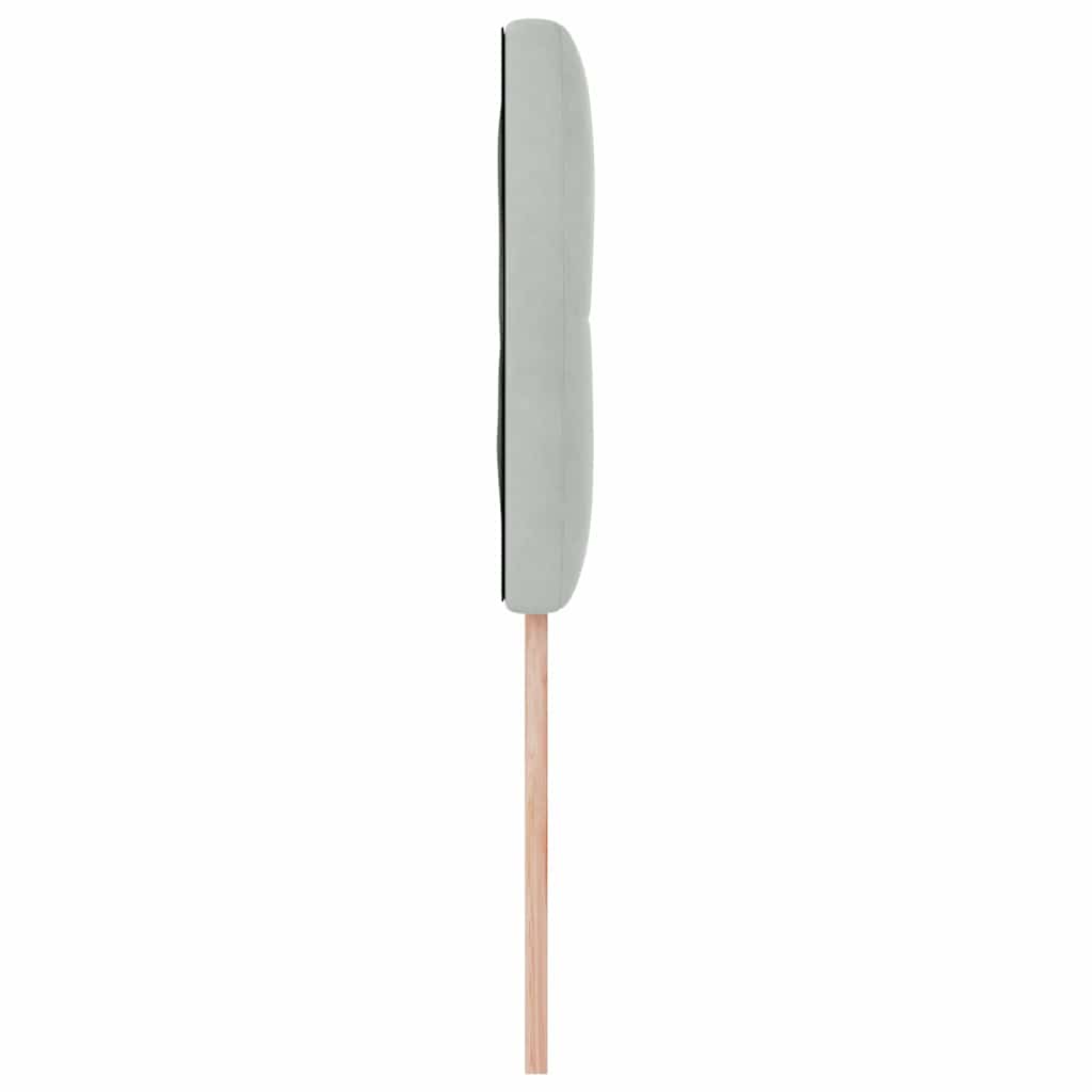 Uzglavlje Svijetlo siva 100 cm Baršun