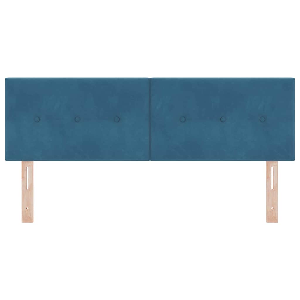 Uzglavlje Tamno plava 144 cm Baršun