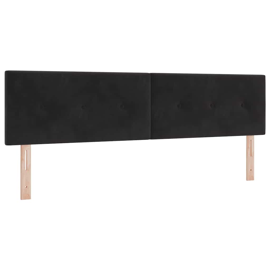 Uzglavlje Crna 180 cm Baršun