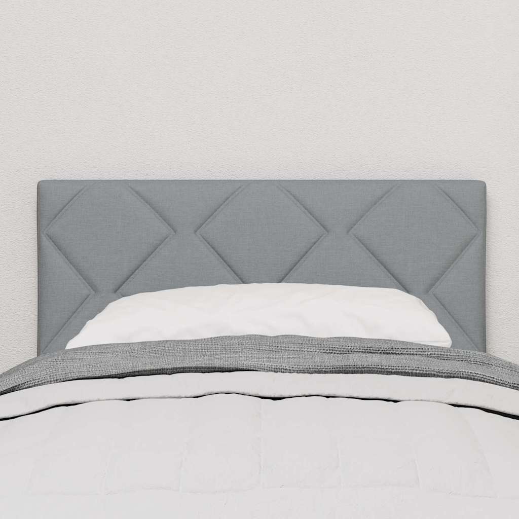 Uzglavlje Svijetlo siva 80 cm tkanina