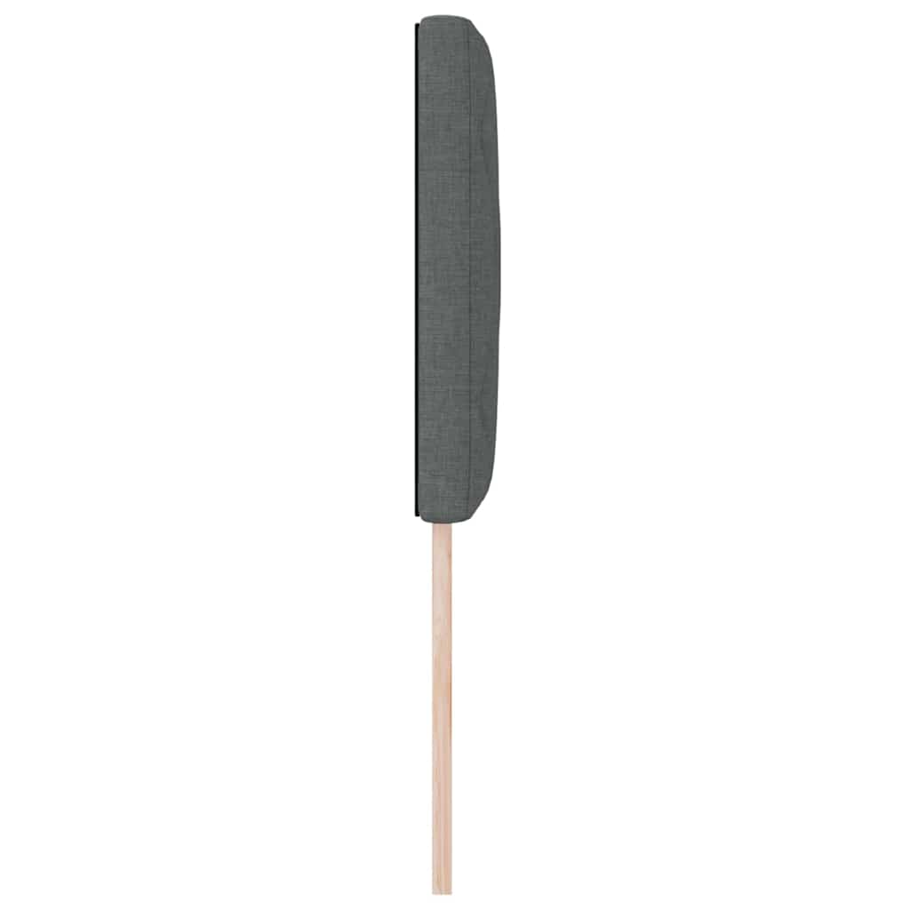 Uzglavlje Tamno siva 80 cm tkanina