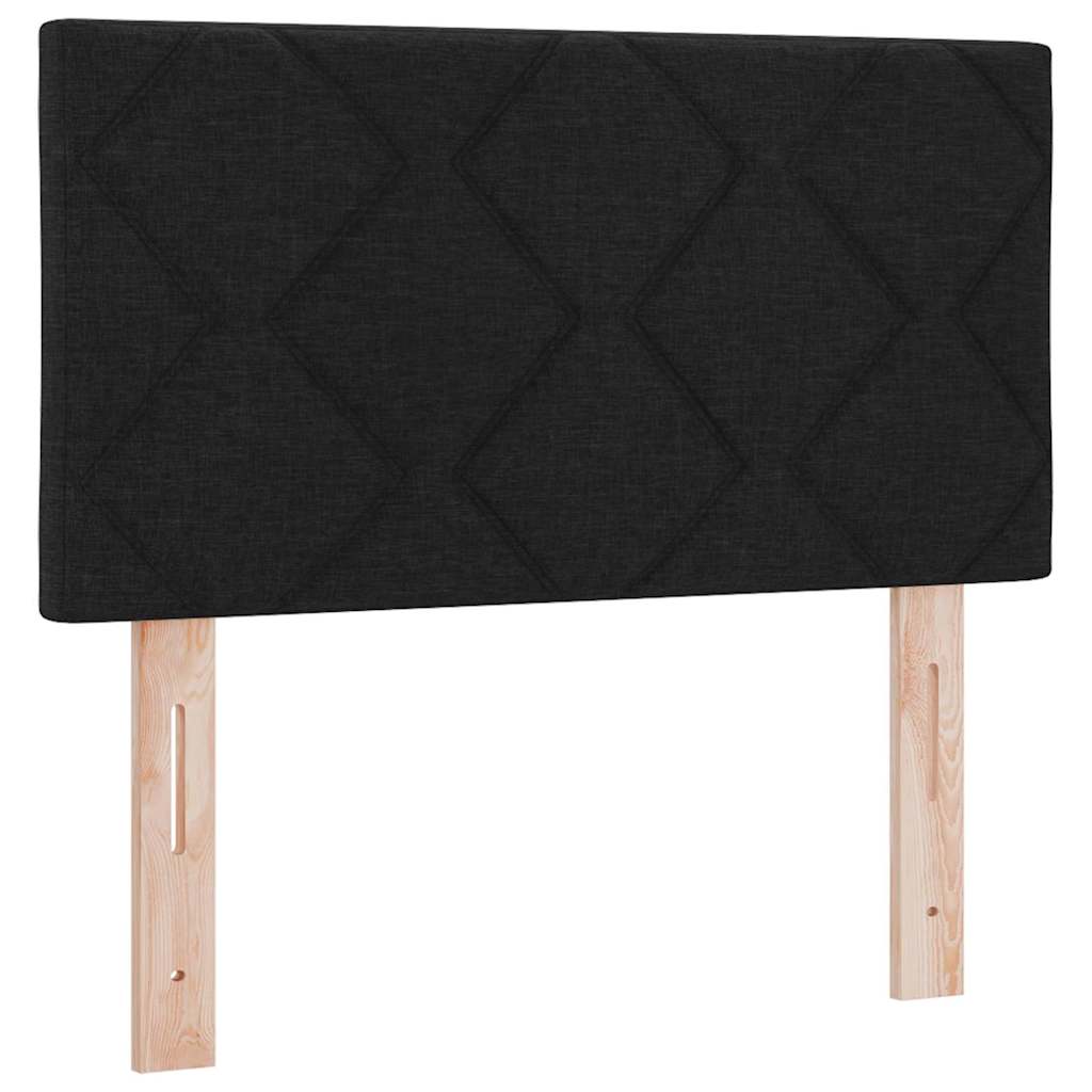Uzglavlje Crna 80 cm tkanina