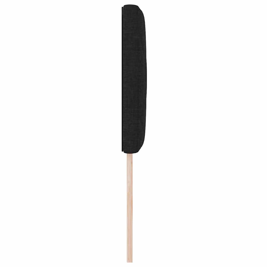 Uzglavlje Crna 80 cm tkanina