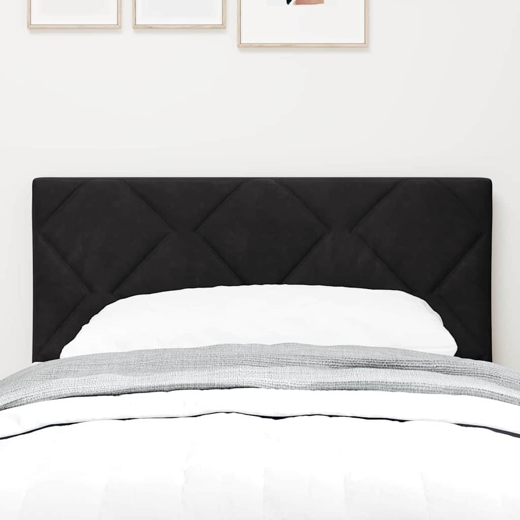 Uzglavlje Crna 80 cm Baršun