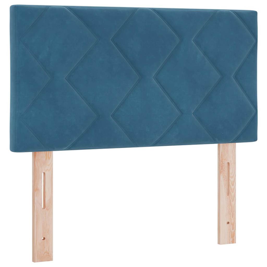 Uzglavlje Tamno plava 80 cm Baršun