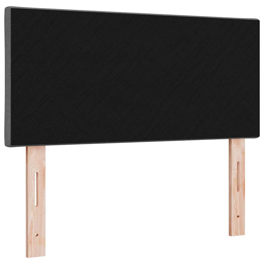 Uzglavlje Tamno siva 100 cm tkanina
