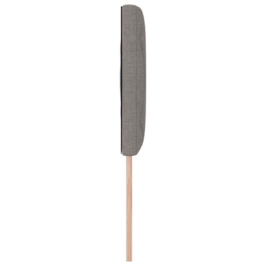 Uzglavlje Sivo-smeđa 160 cm tkanina
