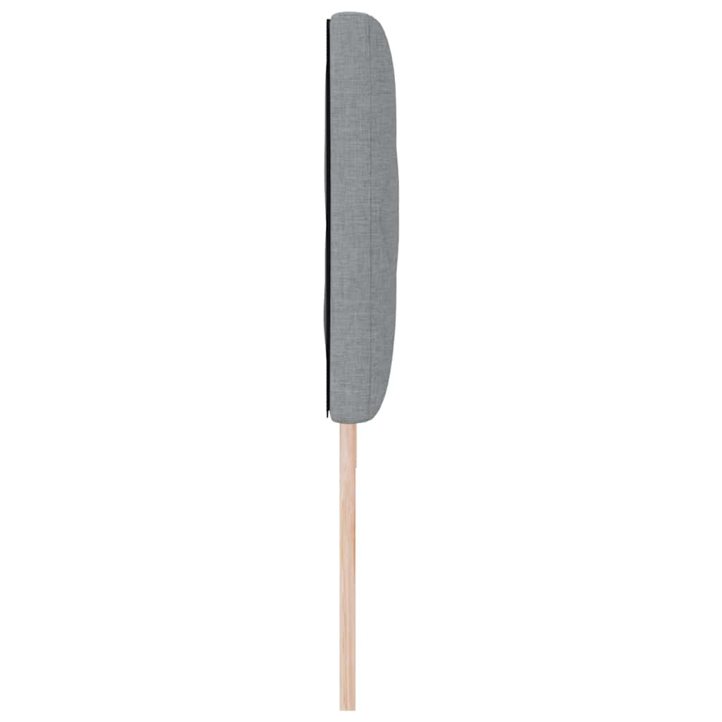Uzglavlje Svijetlo siva 180 cm tkanina