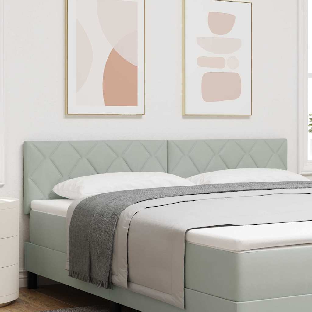 Uzglavlje Svijetlo siva 180 cm Baršun
