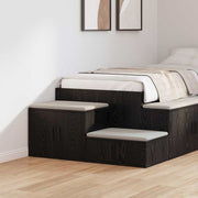 Ormarić za pohranu 2 pcs Crni hrast 127 x 41 x 40 cm
