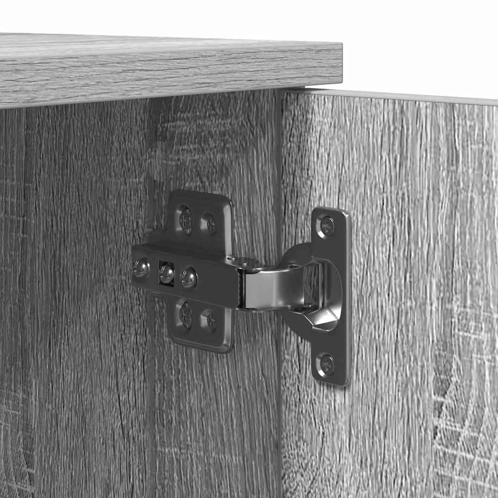 Ormarić za pohranu 2 pcs Siva Sonoma 127 x 41 x 40 cm