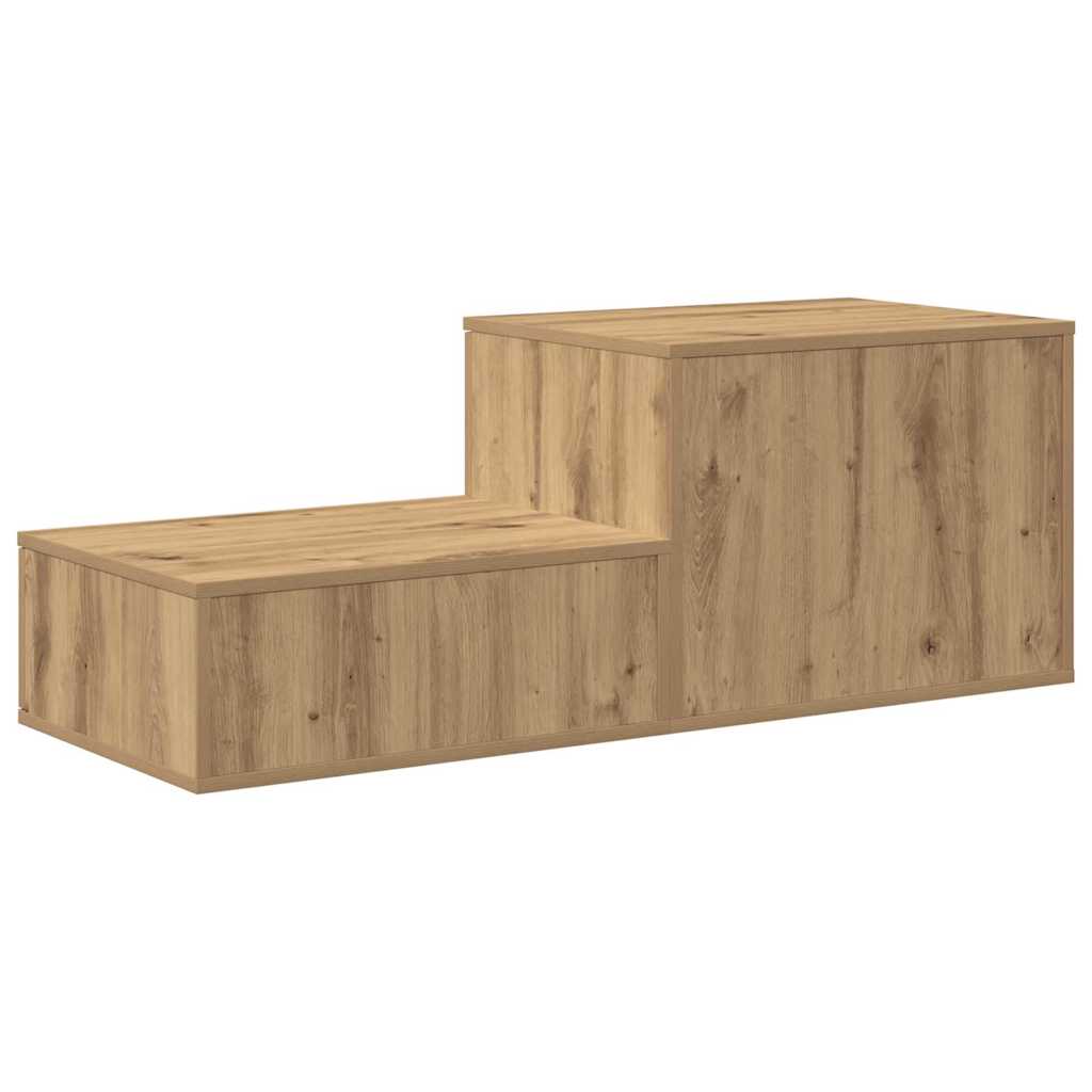 Ormarić za pohranu 2 pcs Umjetnički hrast 127 x 41 x 40 cm