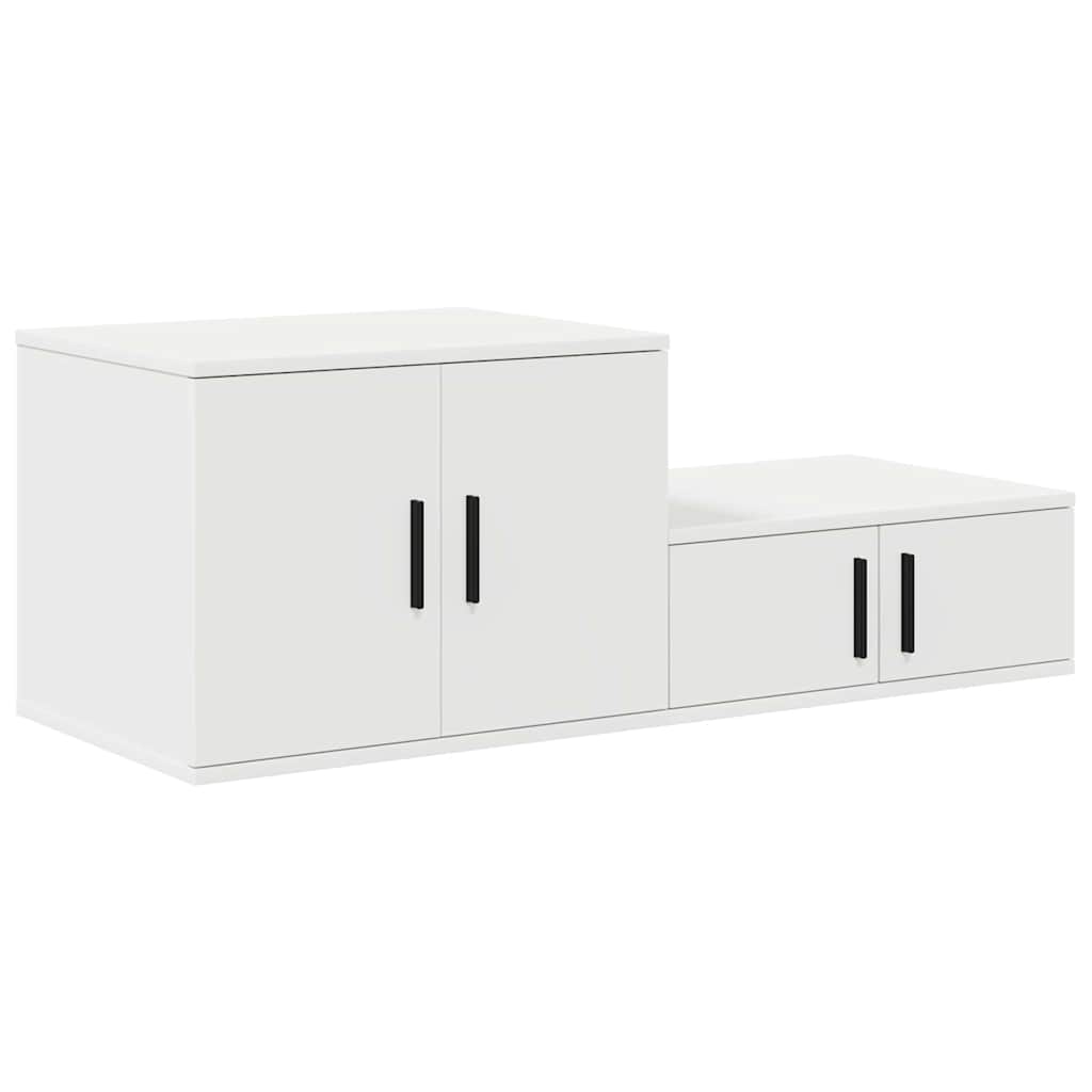 Ormarić za pohranu 2 pcs Bijelo 118 x 41 x 40 cm