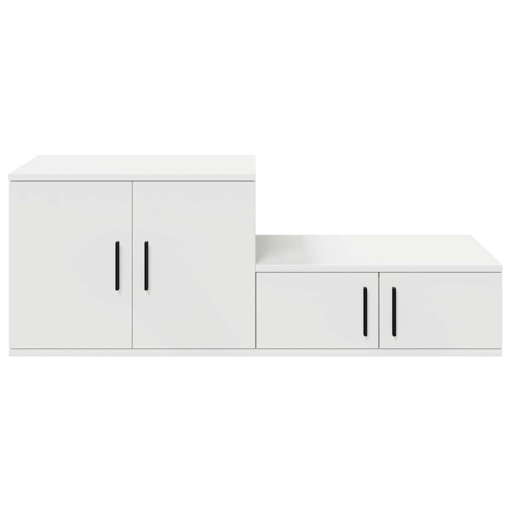 Ormarić za pohranu 2 pcs Bijelo 118 x 41 x 40 cm