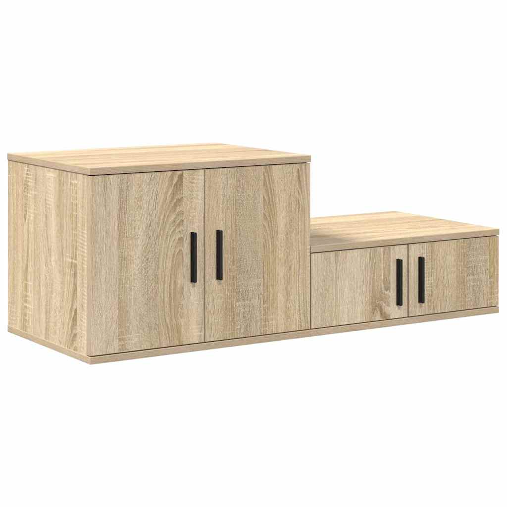Ormarić za pohranu 2 pcs Sonoma hrast 118 x 41 x 40 cm