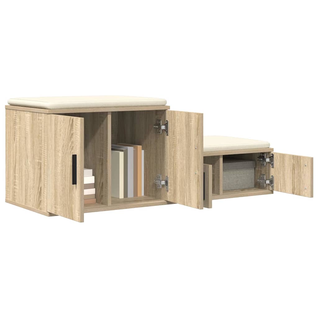 Ormarić za pohranu 2 pcs Sonoma hrast 118 x 41 x 40 cm