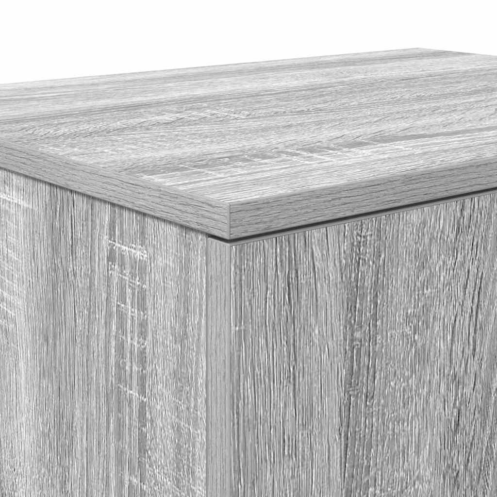 Ormarić za pohranu 2 pcs Siva Sonoma 118 x 41 x 40 cm