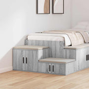 Ormarić za pohranu 2 pcs Siva Sonoma 118 x 41 x 40 cm