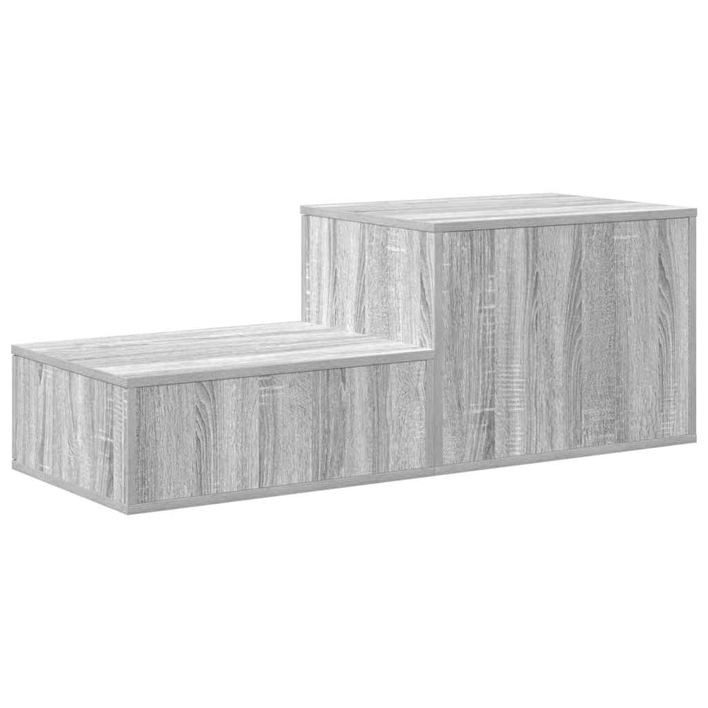 Ormarić za pohranu 2 pcs Siva Sonoma 118 x 41 x 40 cm
