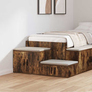 Ormarić za pohranu 2 pcs Dimljeni hrast 108 x 41 x 40 cm