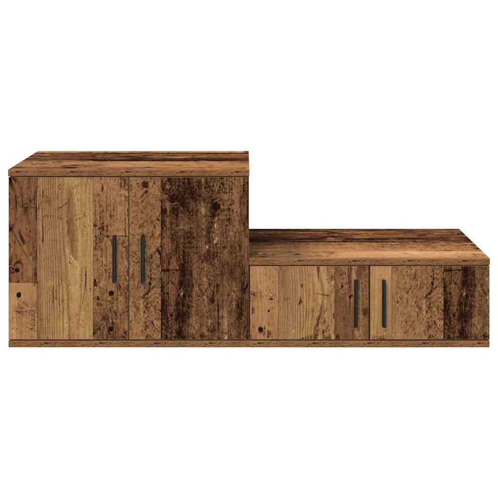 Ormarić za pohranu 2 pcs Staro drvo 108 x 41 x 40 cm