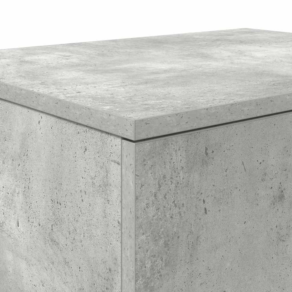 Ormarić za pohranu 2 pcs Betonski sivi 103 x 41 x 40 cm