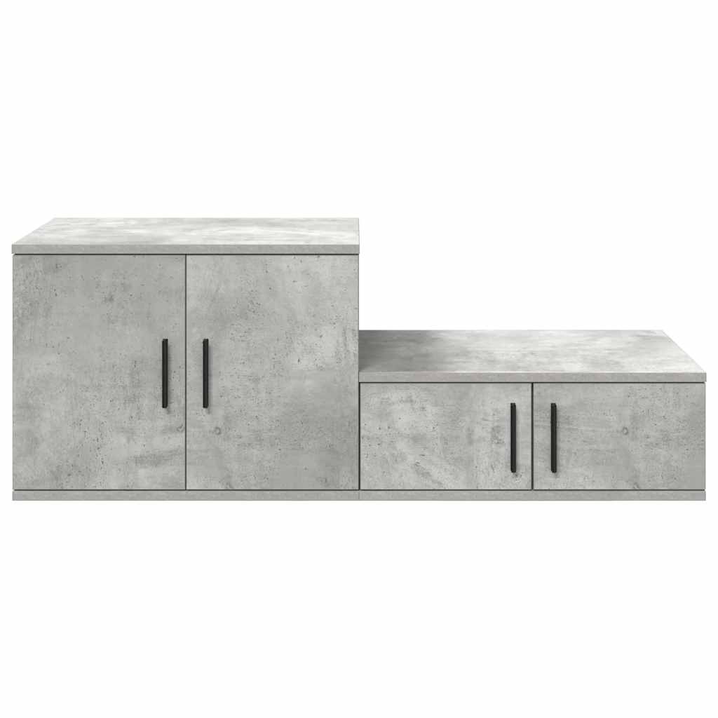 Ormarić za pohranu 2 pcs Betonski sivi 103 x 41 x 40 cm