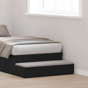 Ladice za krevet s ladicama Crni hrast 100 x 36,5 x 16,5 cm