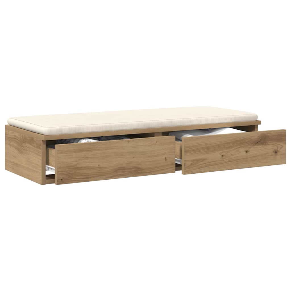 Ladice za krevet Umjetnički hrast 100 x 36,5 x 16,5 cm