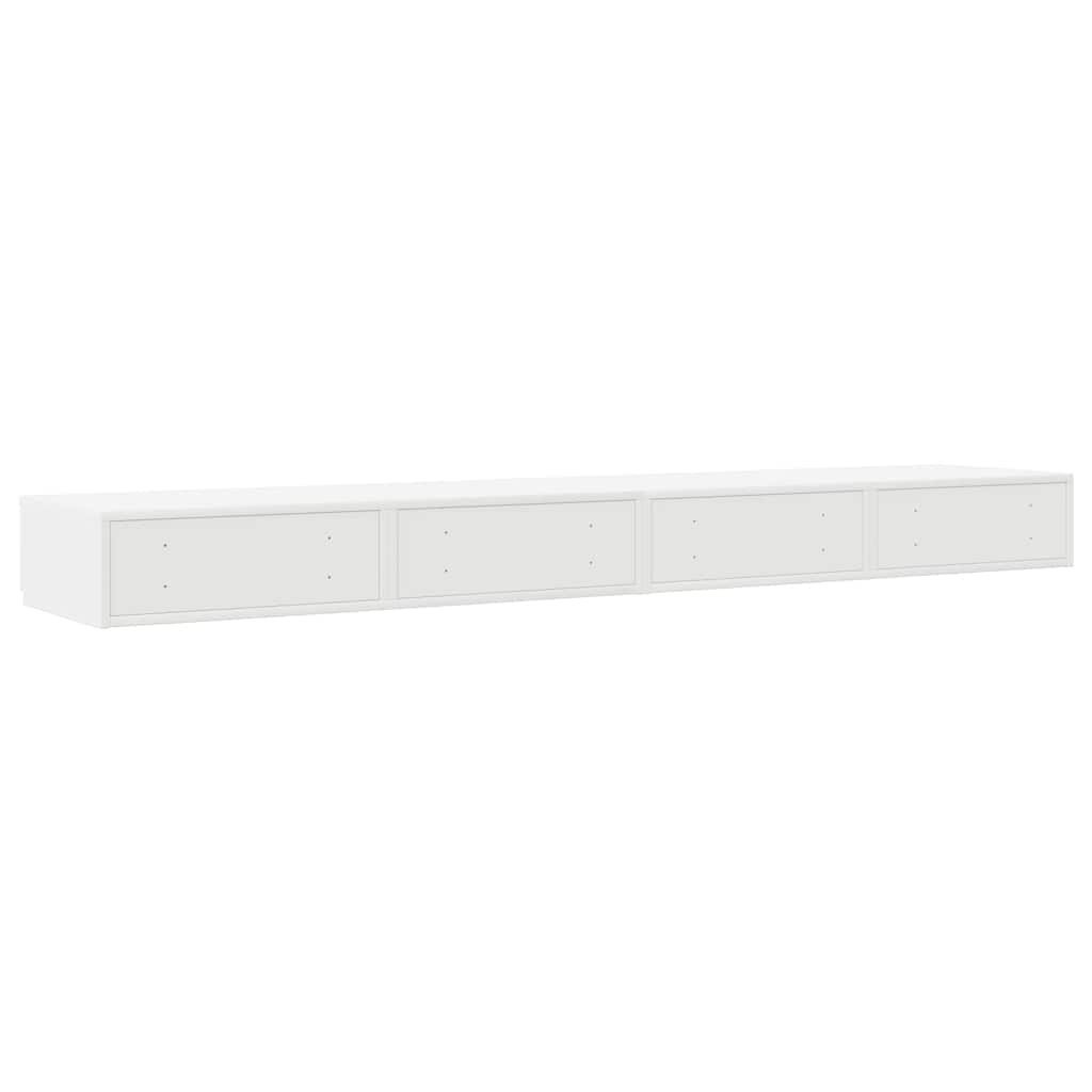 Ladice za krevet Bijelo 200 x 36,5 x 16,5 cm Konstruirano drvo