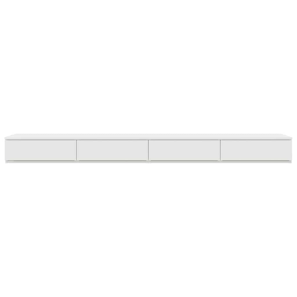 Ladice za krevet Bijelo 200 x 36,5 x 16,5 cm Konstruirano drvo