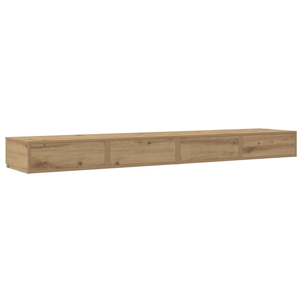 Ladice za krevet Umjetnički hrast 200 x 36,5 x 16,5 cm