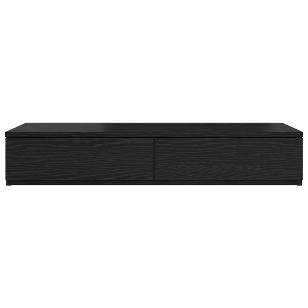 Ladice za krevet s ladicama Crni hrast 80 x 36,5 x 16,5 cm