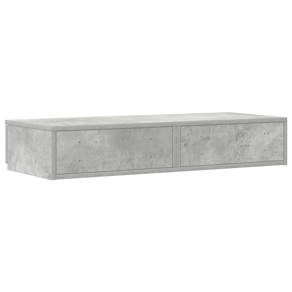 Ladice za krevet s ladicama Betonski sivi 80 x 36,5 x 16,5 cm