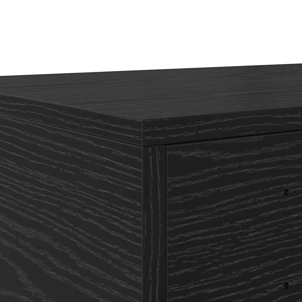 Ladice za krevet s ladicama Crni hrast 120 x 36,5 x 16,5 cm