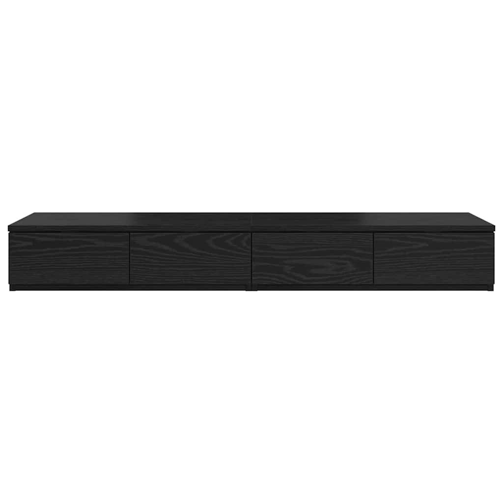 Ladice za krevet s ladicama Crni hrast 120 x 36,5 x 16,5 cm