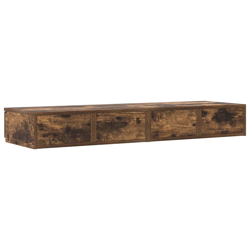 Ladice za krevet s ladicama Dimljeni hrast 120 x 36,5 x 16,5 cm