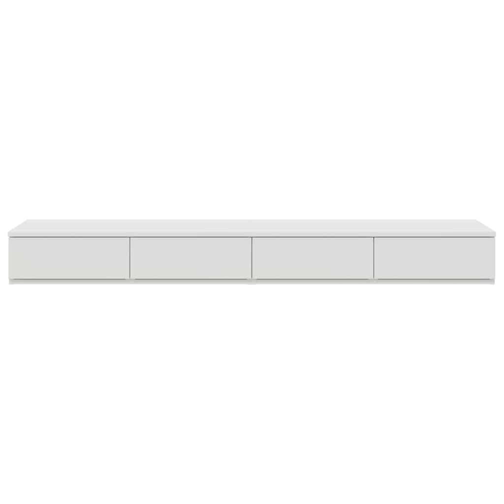 Ladice za krevet Bijelo 140 x 36,5 x 16,5 cm Konstruirano drvo