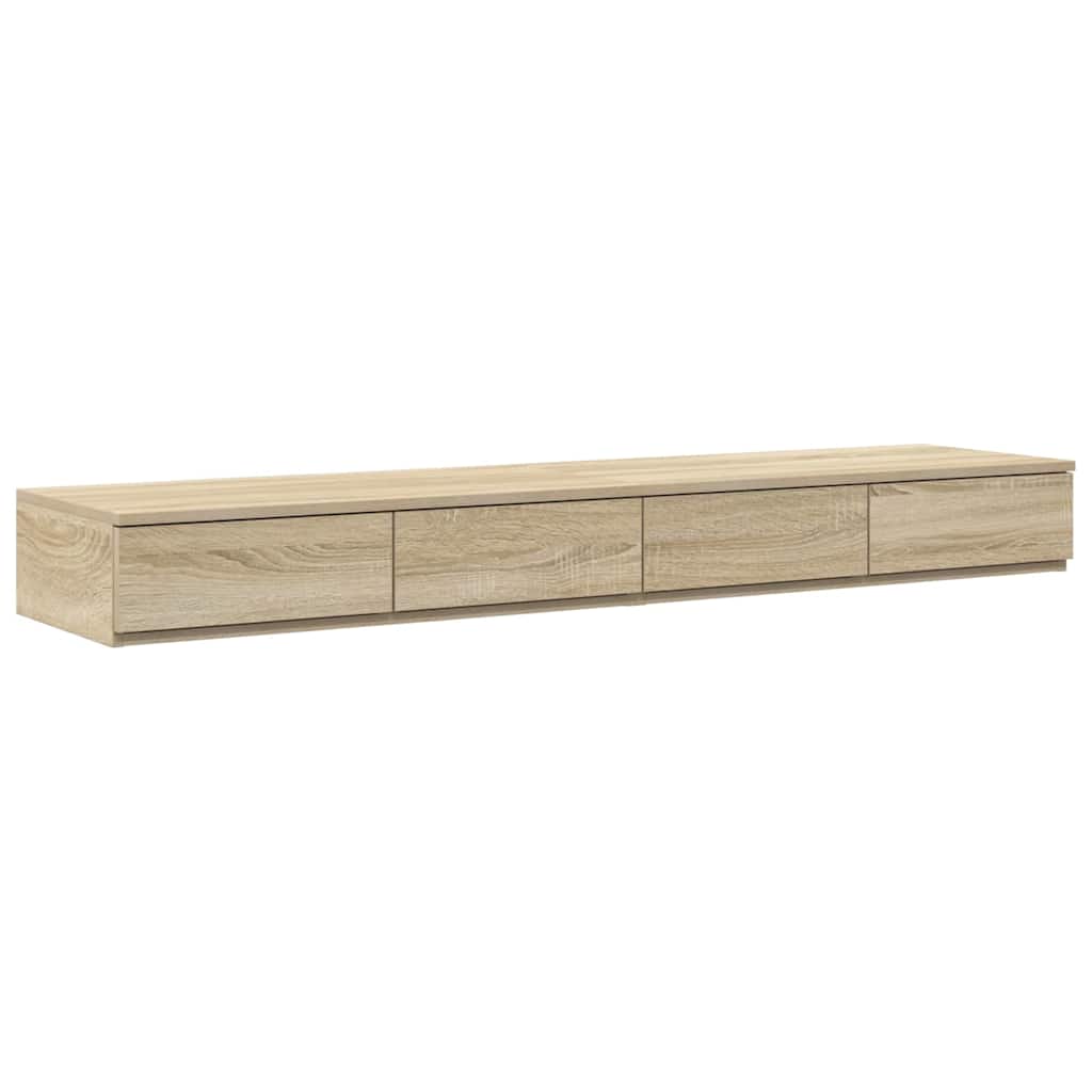 Ladice za krevet s ladicama Sonoma hrast 150 x 36,5 x 16,5 cm